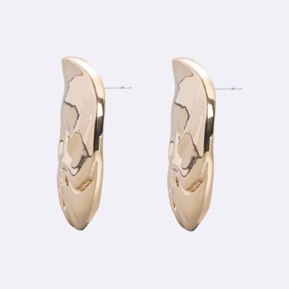 Luv Aj Granda Disc Earrings - Gold